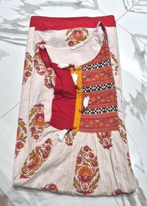 Ethnic Floral Print Kurti
