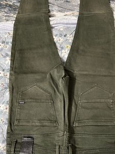 Olive Green Jeans