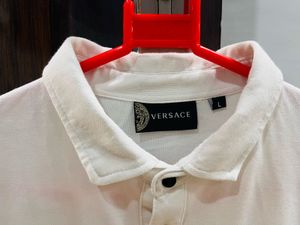 Sale on🎉Versace White Polo T-Shirt