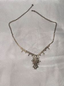 Sparkling Rhinestone Pendant Necklace