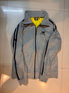 New Balance Grey Tech fleece Track jacket