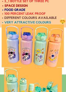 3 in 1 Motivation Bottle Space Theme Des