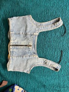 ZARA Denim top
