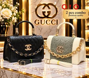 Designer Handbag Combo - 2 Pcs