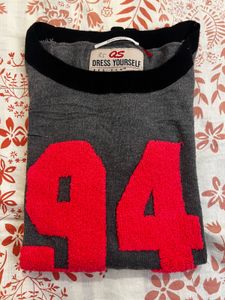 Gray '94' Graphic Sweatshirt