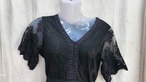 Black Lace V-Neck Mini romper