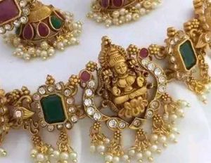 South Indian Lakshmi Jewellery set