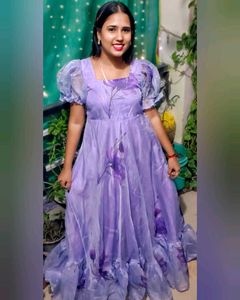 Beautiful Lavender Floral Gown