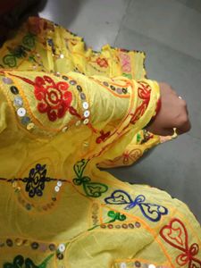 Multicolour Sequin Work Ethnic Dupatta
