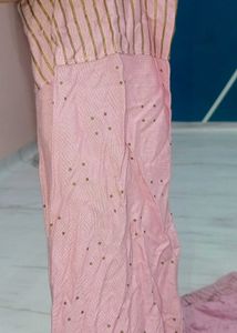 Elegant Pink Anarkali Gown