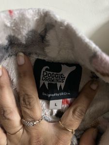 Cute Dog Print Pajama Pants