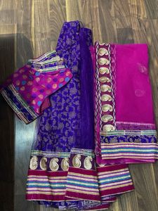 Purple Lehenga Choli Set