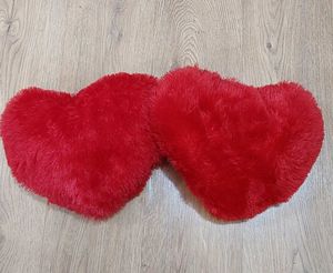 Set Of 2 Soft Toy Hearts