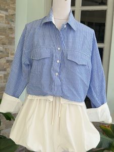 Striped Button-Down Shirt