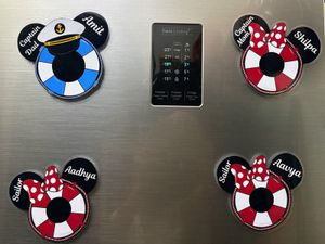Custom Mickey Minnie Fridge Magnets