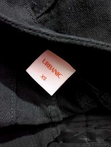 Graphic Goth-Style Black Pants