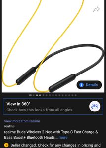 Realme Buds Neo 2 Wireless BT Neckband Earphone