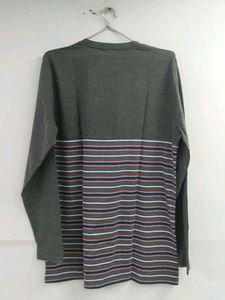 Men's Gray Crew Neck T-Shirt