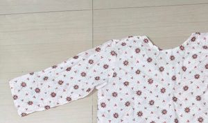 White Printed Ethnic Kurti/Tunic