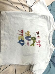 Cute Bow Graphic T-Shirt