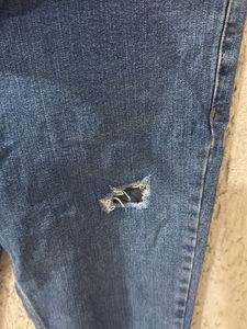 Blue Ripped Skinny Jeans