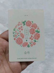 Suga Official Dalmajung Photocard