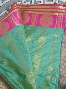 Elegant Silk Blend Saree