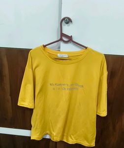 5 pair Yellow Graphic T-Shirt