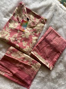 Floral Print Kurta Set