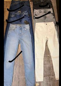 Light blue high waist Skinny Jeans