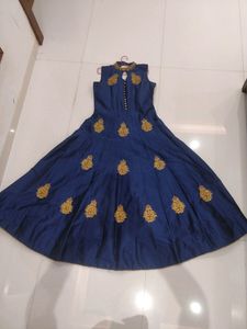 Navy Blue Colour Gown