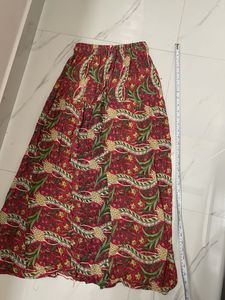 Floral Print Maxi Skirt