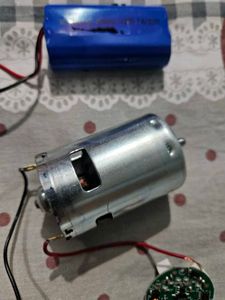 motor , battery 18650 pack 2 , charging circuit