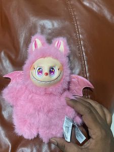 Fluffy Pink Fairy Labubu Plush Bagcharm