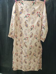 Peach Kurti Pant Set