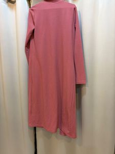 Dusty Rose Longline Cardigan