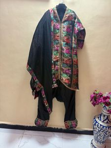 Embroidered Kurta Set with Dupatta