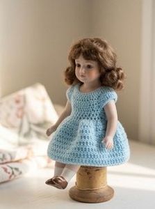 chrochet dress for doll