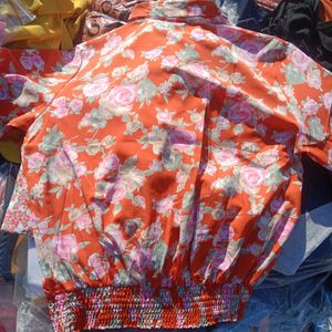 Top For Women, Flower Print