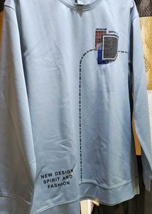 Men's Light Blue Graphic shirt  regular