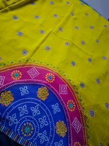 Yellow Colour Silk Saree.