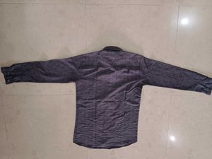 Men's Grey Geometric Print Shirt