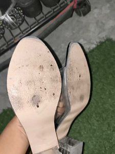 Clear Bow Sandals