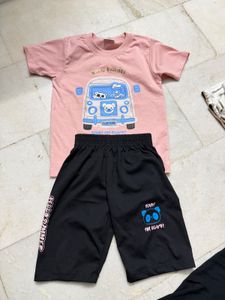 Cute Pink Summer Pajama Set