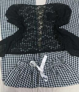 black wip up meesh back top