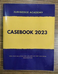 Jurisedge Casebook 2023 | UGC NET Law & Judiciary