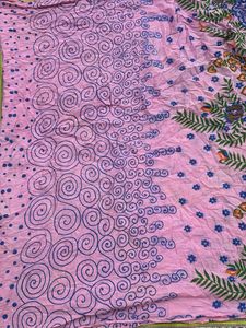 Pink Floral Print Dupatta