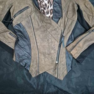 y2k Stylish Asymmetrical Leather Jacket