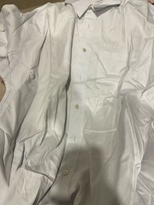 Louis Philippe White Formal Shirt New