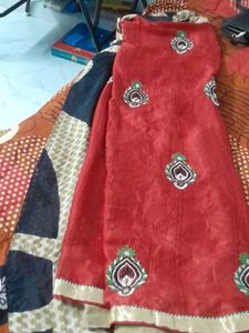 Elegant Red Saree